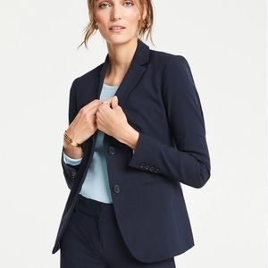 Single breasted Navy Ann Taylor jacket
